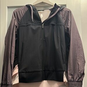 Fabletics Black and Purple Jacket